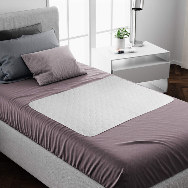 Single Size Bed Pad Without Tucks - White Lynmark